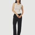 Neo Noir - Nimbi Fine Rib Top - White