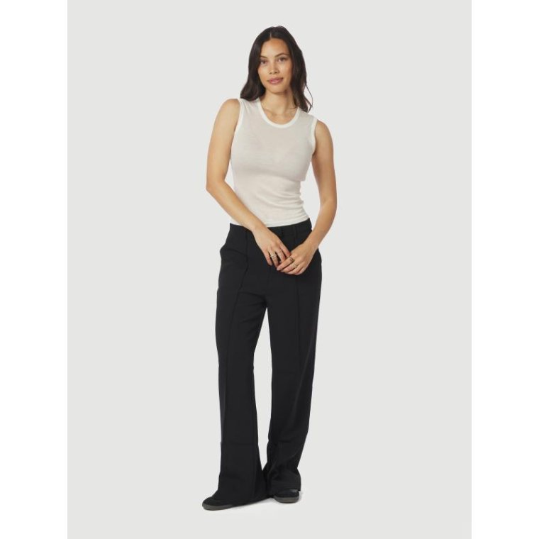 Neo Noir - Nimbi Fine Rib Top - White