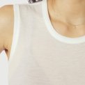 Neo Noir - Nimbi Fine Rib Top - White