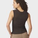 Neo Noir - Nimbi Fine Rib Top - Dark brown