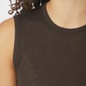 Neo Noir - Nimbi Fine Rib Top - Dark brown