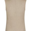 Neo Noir - Nimbi Fine Rib Top - Beige Melange