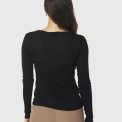 Neo Noir - Nella Fine Rib Blouse - Black