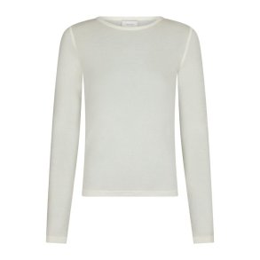 Neo Noir - Nella Fine Rib Blouse - White