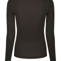Neo Noir - Nella Fine Rib Blouse - Dark brown
