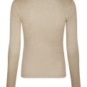 Neo Noir - Nella Fine Rib Blouse - Beige Melange