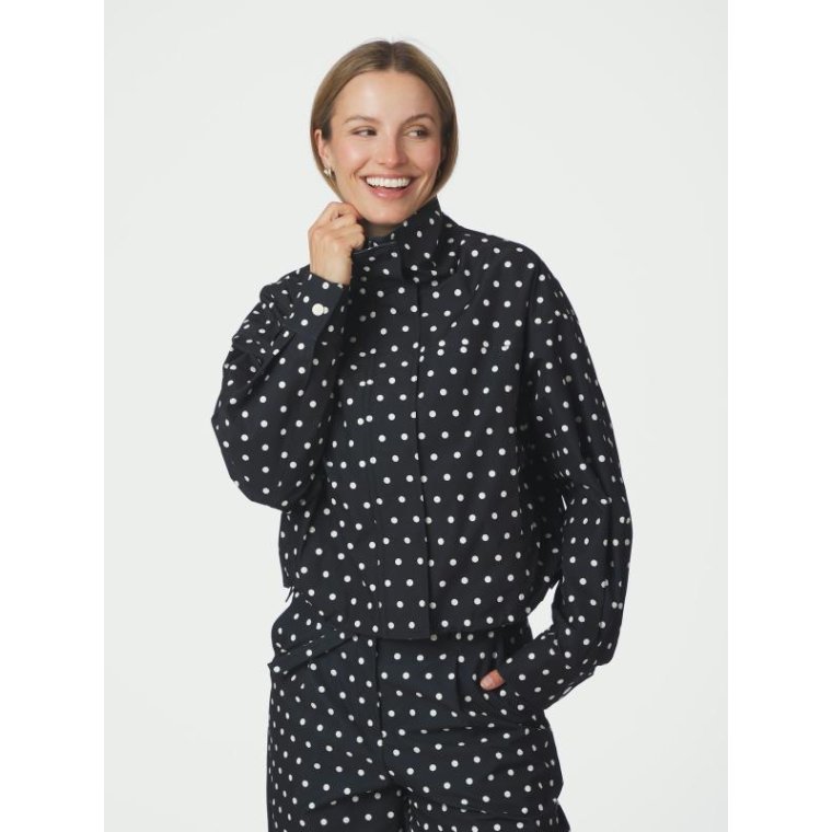 Neo Noir - Callisa Dot Jacket - Black