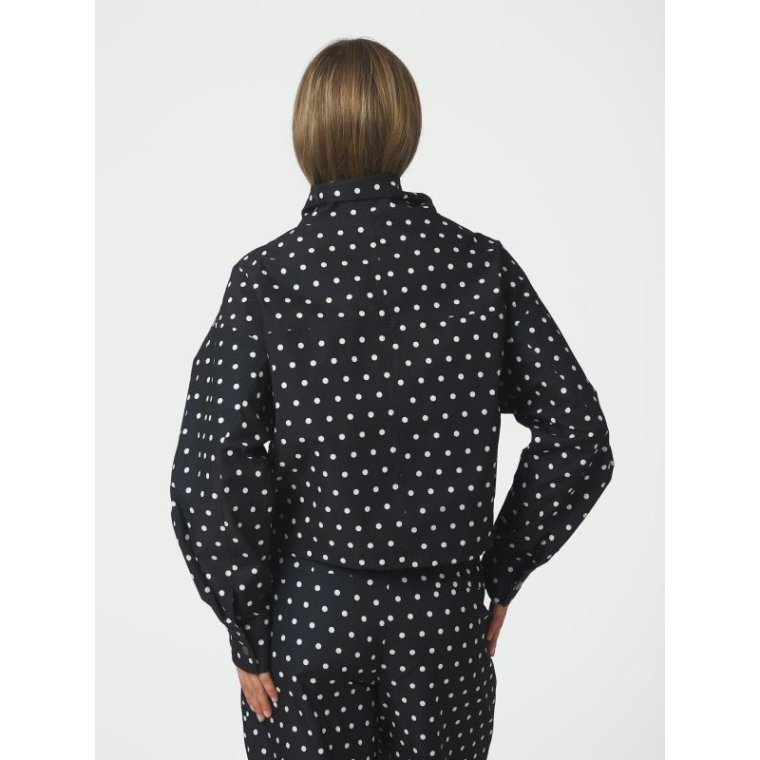 Neo Noir - Callisa Dot Jacket - Black