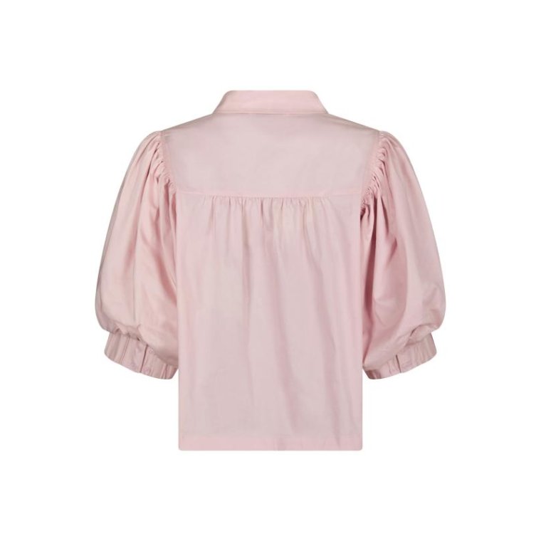Neo Noir - Etta Poplin Shirt - ROSE