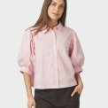 Neo Noir - Etta Poplin Shirt - ROSE