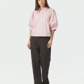 Neo Noir - Etta Poplin Shirt - ROSE