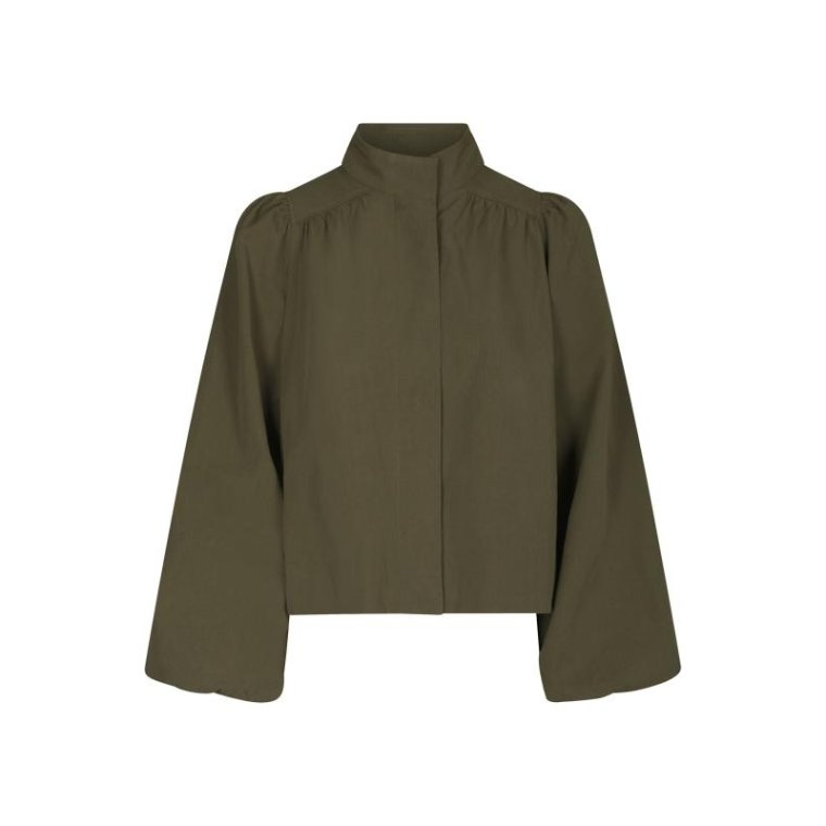 Neo Noir - Tirsa Twill Jacket - Army
