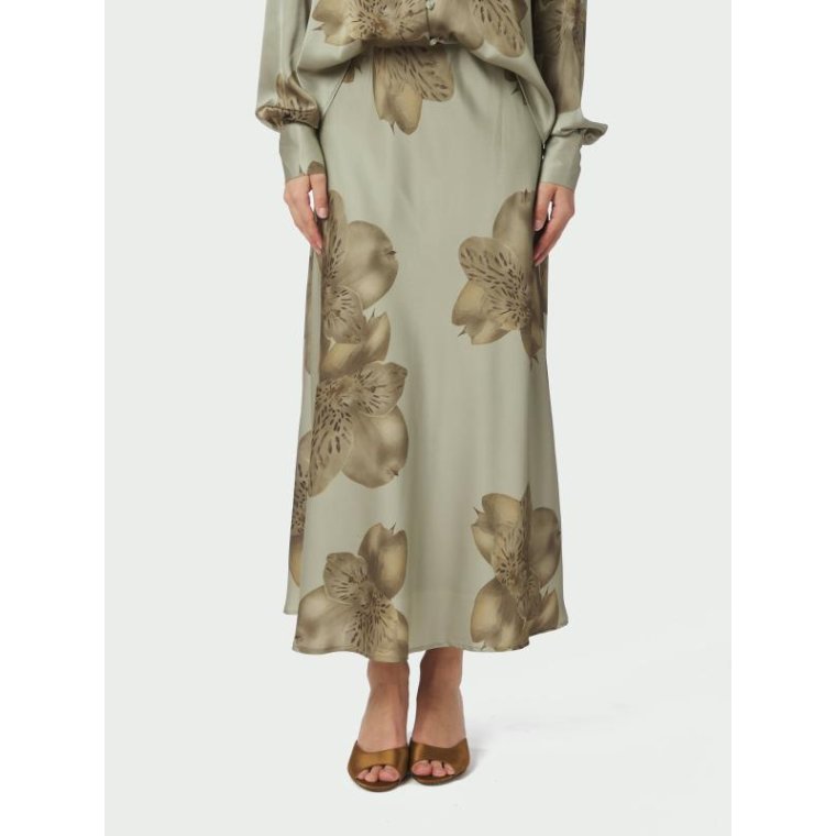Neo Noir - Bovary Misty Orchid  Skirt - Smoke Green
