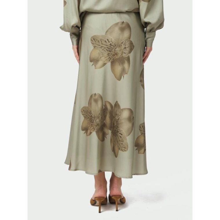 Neo Noir - Bovary Misty Orchid  Skirt - Smoke Green