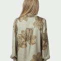 Neo Noir - Massima Misty Orchid Blouse - Smoke Green