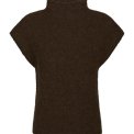 Neo Noir - Jona Knit Top - Brown Melange