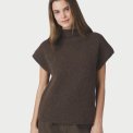 Neo Noir - Jona Knit Top - Brown Melange