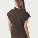Neo Noir - Jona Knit Top - Brown Melange
