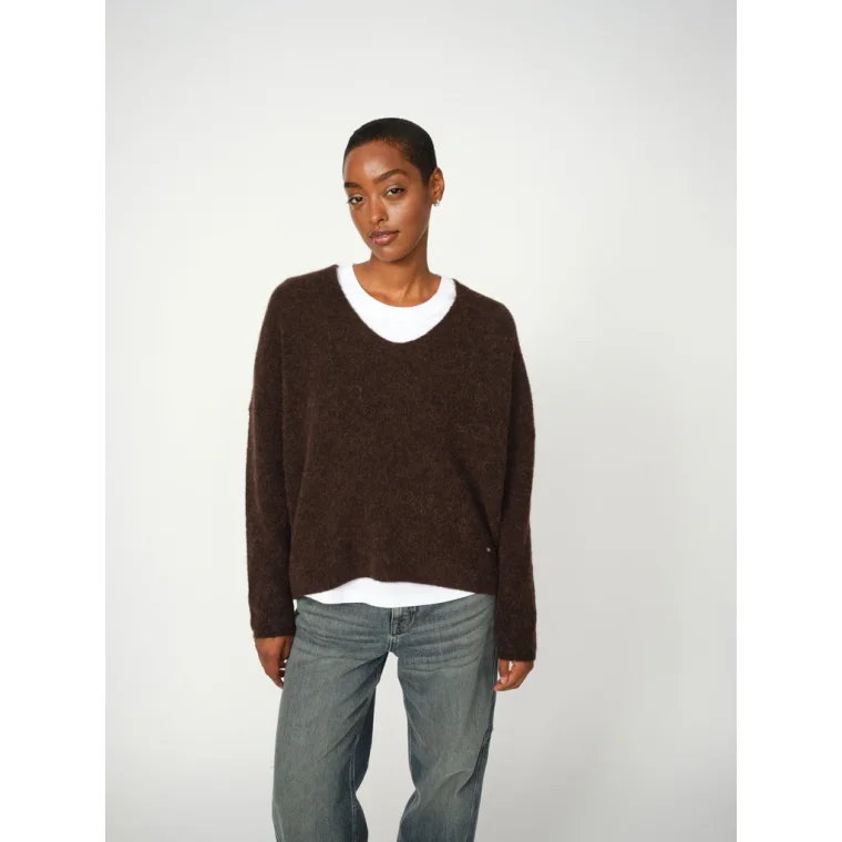 MOS MOSH - MMThora V-Neck Knit - Delicioso