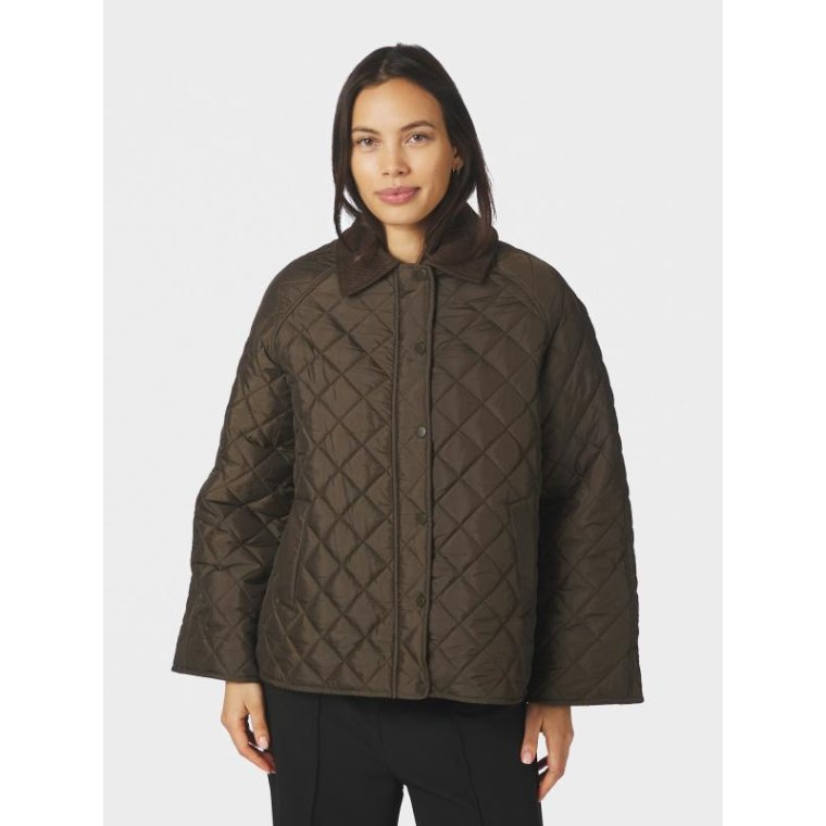 Neo Noir - Iva Quilt Jacket - Khaki