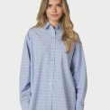 Neo Noir - Dalma Triple Check Shirt - Light Blue