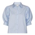 Neo Noir - Etta Stripe Stone Shirt - Light Blue