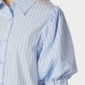 Neo Noir - Etta Stripe Stone Shirt - Light Blue