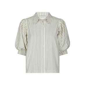 Neo Noir - Etta Slim Stripe Shirt - Off White
