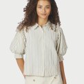 Neo Noir - Etta Slim Stripe Shirt - Off White