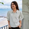 Neo Noir - Etta Slim Stripe Shirt - Off White