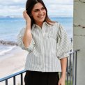 Neo Noir - Etta Slim Stripe Shirt - Off White
