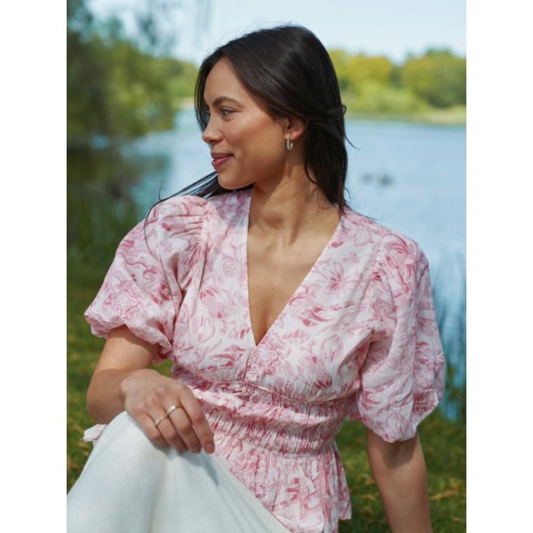 Neo Noir - Minutti Print Blouse - Off White