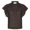 Neo Noir - Vinsa S Voile Top - Dark brown