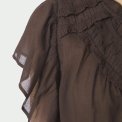 Neo Noir - Vinsa S Voile Top - Dark brown