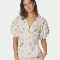 Neo Noir - Irina Flower Blouse - Off White