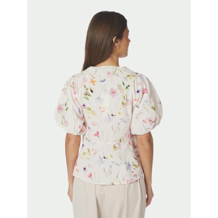 Neo Noir - Irina Flower Blouse - Off White