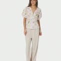 Neo Noir - Irina Flower Blouse - Off White