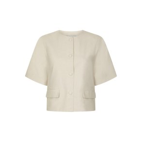 Neo Noir - Rory Linen Blouse - Creme