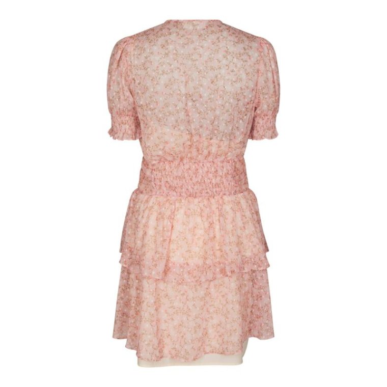 Neo Noir - Rikka Ditsy floral Dress - Rose blush