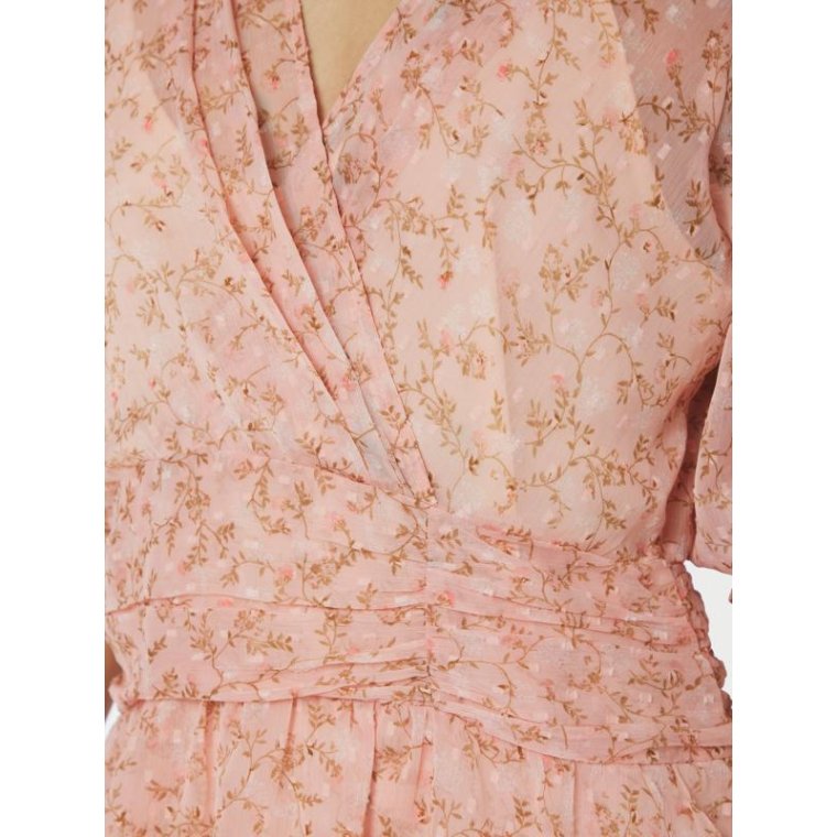 Neo Noir - Rikka Ditsy floral Dress - Rose blush