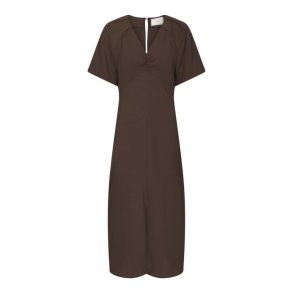 Neo Noir - Bomba Structure Solid Dress - Dark brown