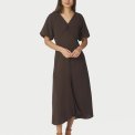 Neo Noir - Bomba Structure Solid Dress - Dark brown