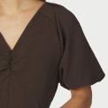 Neo Noir - Bomba Structure Solid Dress - Dark brown
