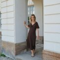 Neo Noir - Bomba Structure Solid Dress - Dark brown