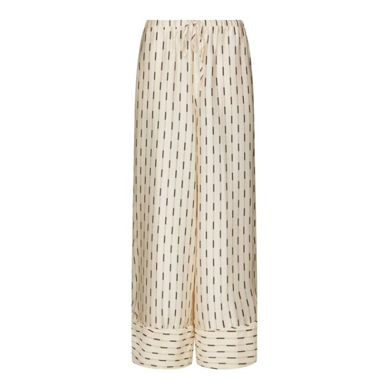 Neo Noir - Sora Print Pants - Creme