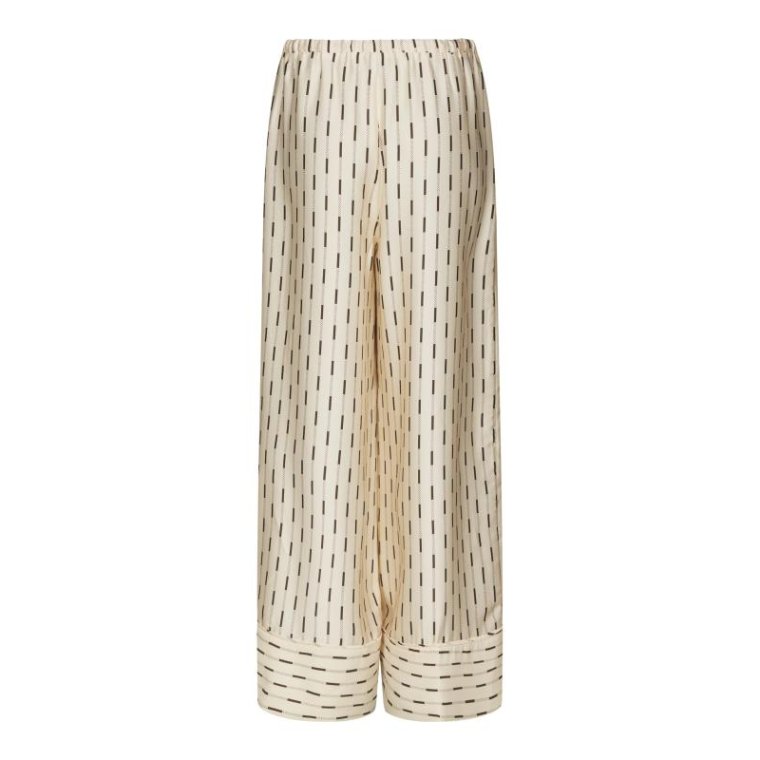 Neo Noir - Sora Print Pants - Creme