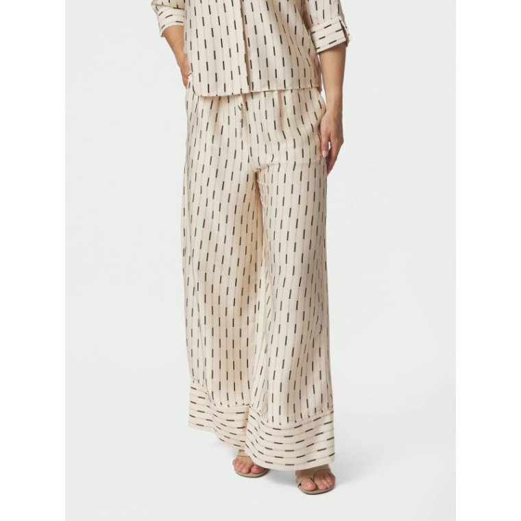 Neo Noir - Sora Print Pants - Creme