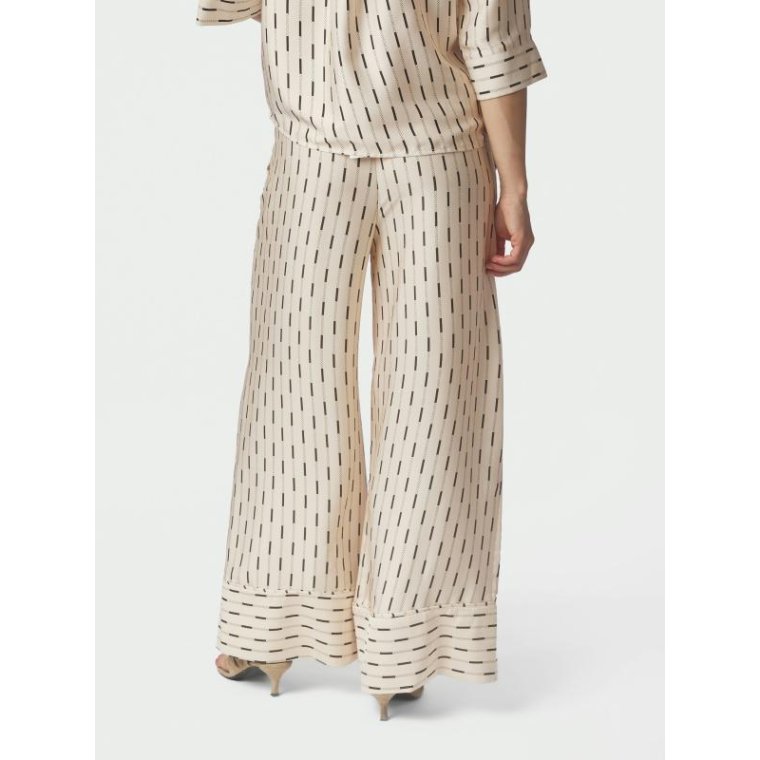 Neo Noir - Sora Print Pants - Creme