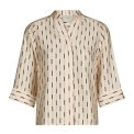 Neo Noir - Camile Print Blouse - Creme