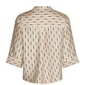 Neo Noir - Camile Print Blouse - Creme